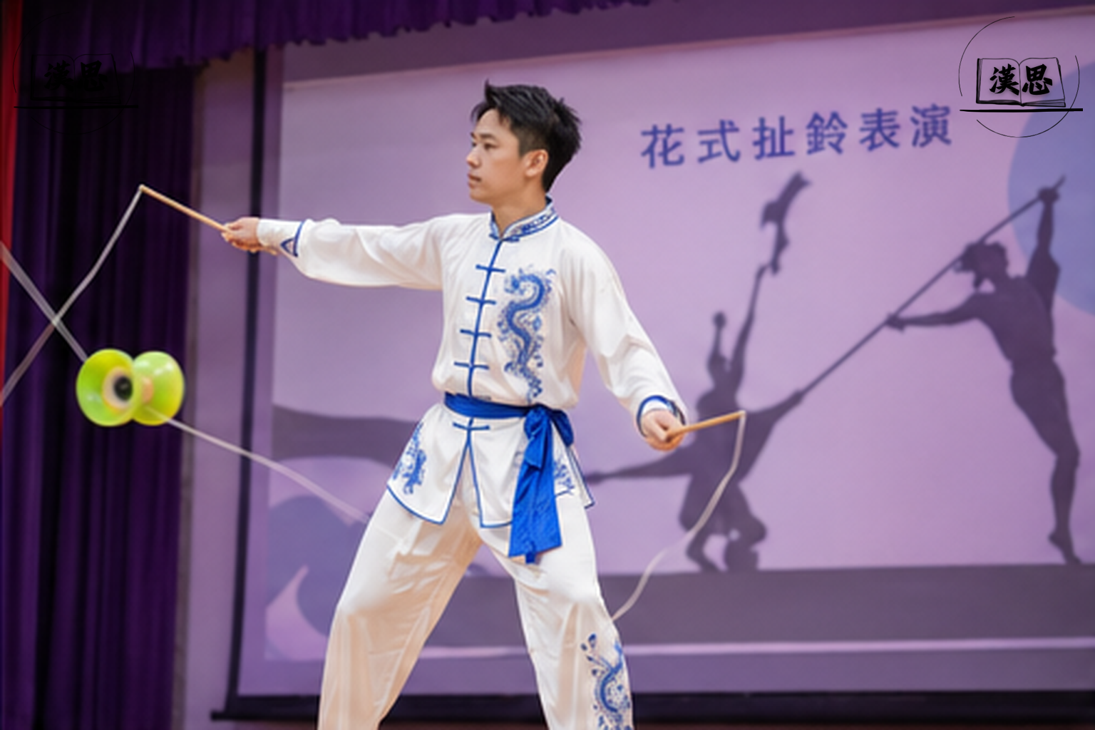 中國雜耍到校表演