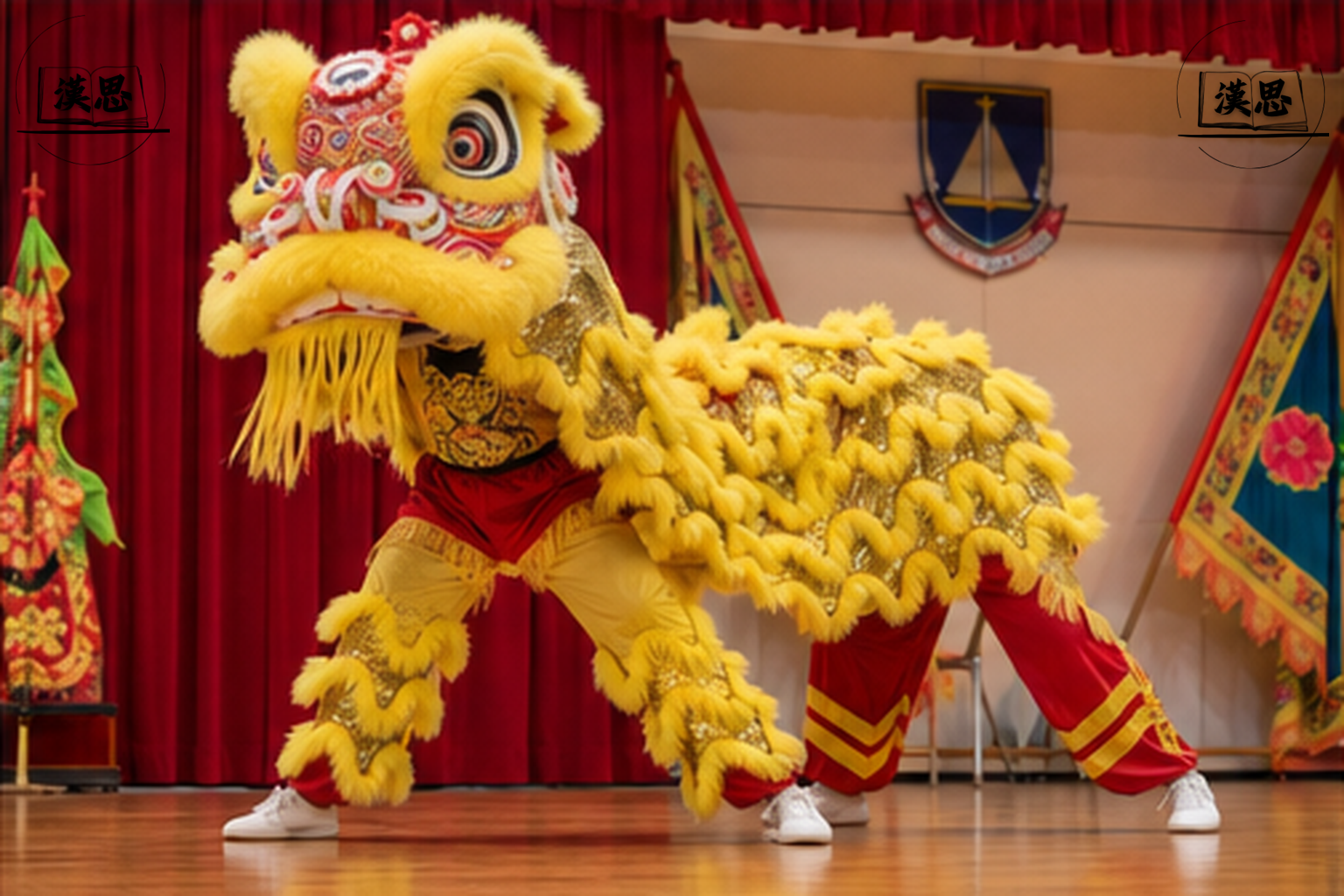 舞獅到校表演